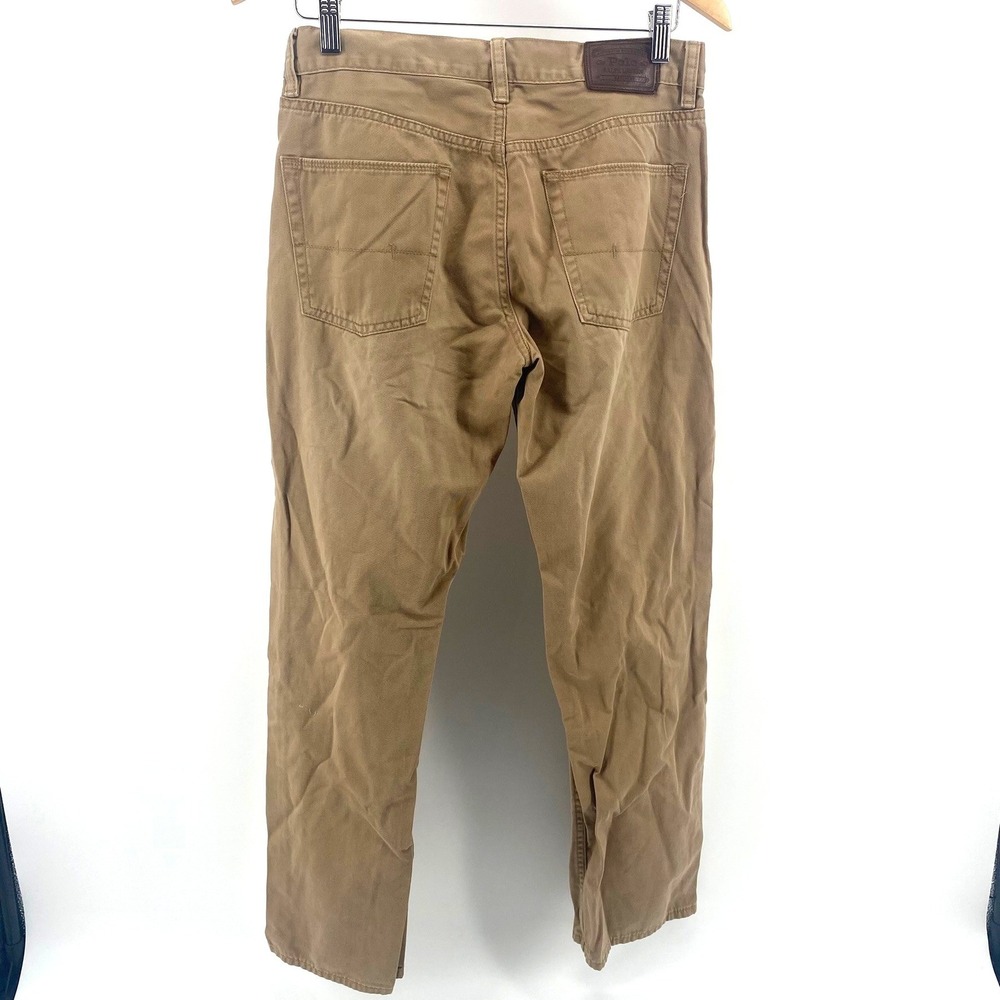 Polo Ralph Lauren Tan Khaki Chino Straight Leg 5-Pocket Pants Mens 30x30 Preppy - Picture 3 of 3